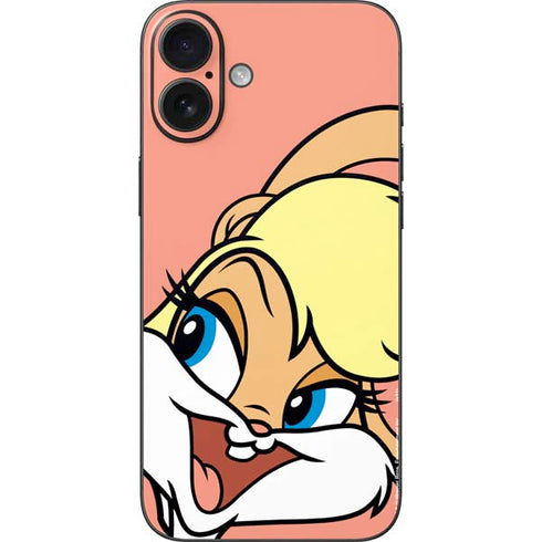Looney Tunes Lola Bunny Zoomed In iPhone 16 Plus Skin