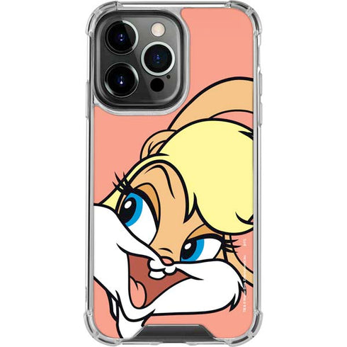 Looney Tunes Lola Bunny Zoomed In iPhone 16 Pro Max Clear Case