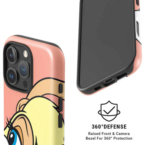 Looney Tunes Lola Bunny Zoomed In iPhone 16 Pro Max Magsafe Impact Case