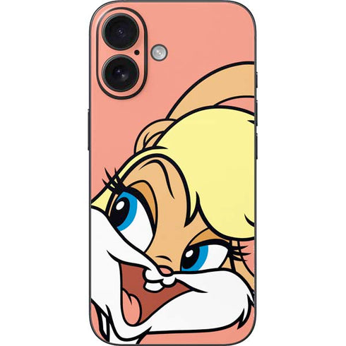 Looney Tunes Lola Bunny Zoomed In iPhone 16 Skin