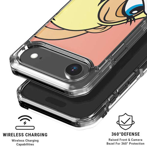 Looney Tunes Lola Bunny Zoomed In iPhone 17 Air Clear Case