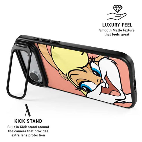 Looney Tunes Lola Bunny Zoomed In iPhone 17 Air Kickstand Case