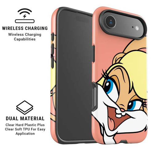 Looney Tunes Lola Bunny Zoomed In iPhone 17 Air Magsafe Impact Case