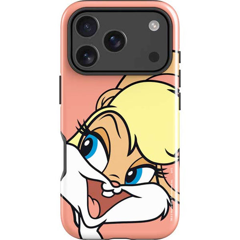 Looney Tunes Lola Bunny Zoomed In iPhone 17 Pro Max Impact Case