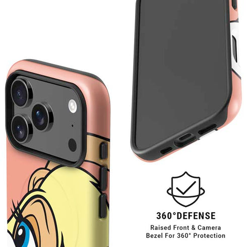 Looney Tunes Lola Bunny Zoomed In iPhone 17 Pro Max Magsafe Impact Case