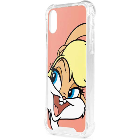 Looney Tunes Lola Bunny Zoomed In iPhone XS Clear Case