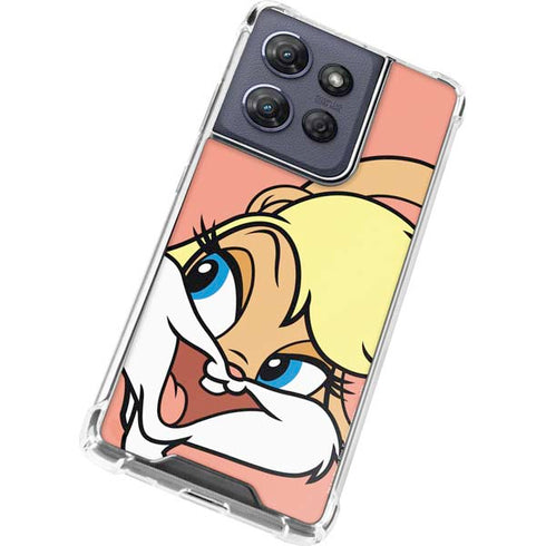 Looney Tunes Lola Bunny Zoomed In Moto G 5G (2025) Clear Case