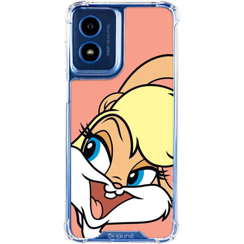 Looney Tunes Lola Bunny Zoomed In Moto G Play 4G (2024) Clear Case