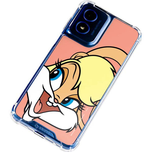 Looney Tunes Lola Bunny Zoomed In Moto G Play 4G (2024) Clear Case