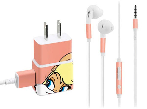 Looney Tunes Lola Bunny Zoomed In Phone Charger Skin