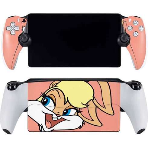 Looney Tunes Lola Bunny Zoomed In PlayStation Portal Remote Player Skin
