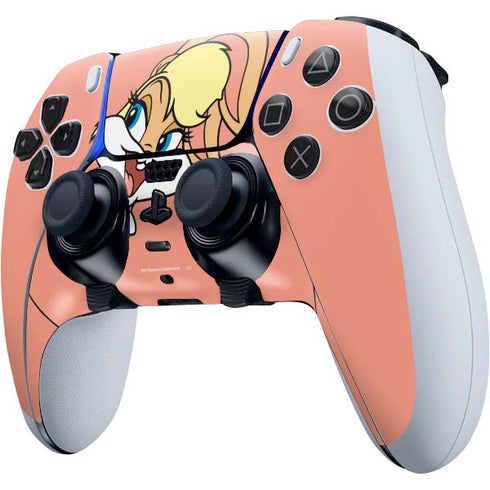 Looney Tunes Lola Bunny Zoomed In PS5 DualSense Edge Pro Controller Skin