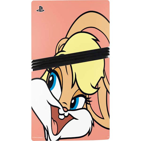 Looney Tunes Lola Bunny Zoomed In PS5 Pro Disk Console Skin