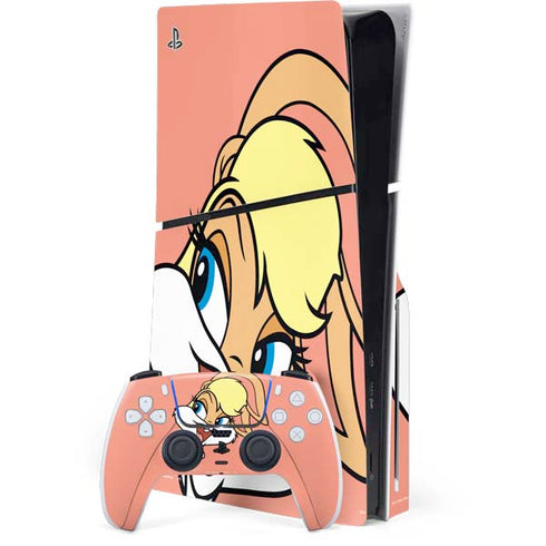 Looney Tunes Lola Bunny Zoomed In PlayStation PS5 Skins