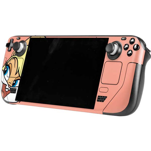 Looney Tunes Lola Bunny Zoomed In Steam Deck Handheld Gaming Computer OLED Skin