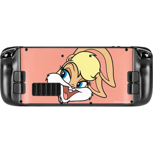 Looney Tunes Lola Bunny Zoomed In Steam Deck Handheld Gaming Computer OLED Skin