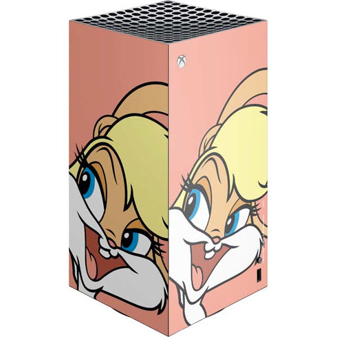 Looney Tunes Lola Bunny Zoomed In XBox Series X Digital Edition Console Skin