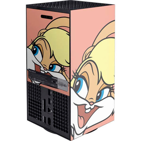 Looney Tunes Lola Bunny Zoomed In XBox Series X Digital Edition Console Skin