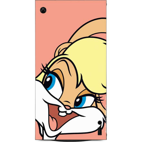 Looney Tunes Lola Bunny Zoomed In XBox Series X Digital Edition Console Skin