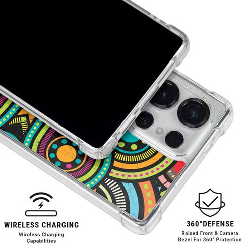 Look Deeper Colored Galaxy S25 Ultra Clear Case