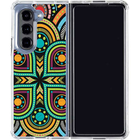 Look Deeper Colored Galaxy Z Fold5 5G Clear Case