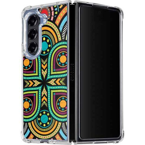 Look Deeper Colored Galaxy Z Fold5 5G Clear Case