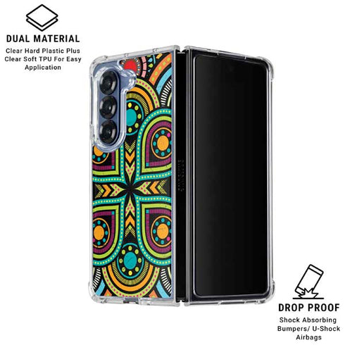 Look Deeper Colored Galaxy Z Fold6 Clear Case