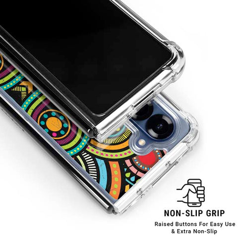 Look Deeper Colored Galaxy Z Fold6 Clear Case