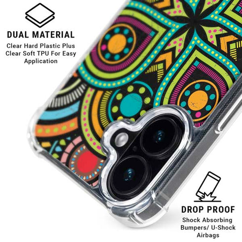 Look Deeper Colored iPhone 16 Plus Clear Case