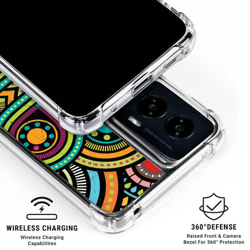 Look Deeper Colored Moto G Power 5G (2024) Clear Case