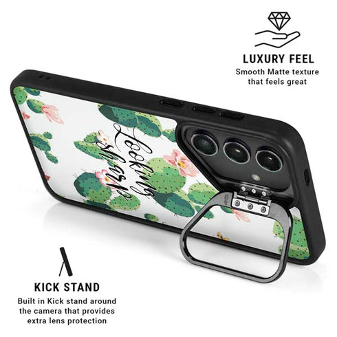 Looking Sharp Galaxy S24 Plus Kickstand Case