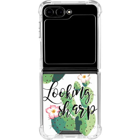 Looking Sharp Galaxy Z Flip6 Clear Case