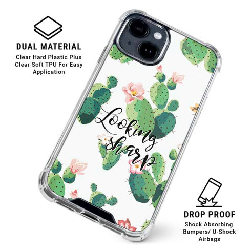 Looking Sharp iPhone 15 Clear Case