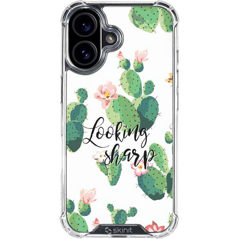 Looking Sharp iPhone 16 Plus Clear Case