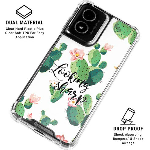 Looking Sharp Moto G Power 5G (2024) Clear Case