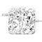 Looney Tunes Looney Squad Black and White Grid 85W Power Adapter (15 and 17 inch MacBook Pro Charger) Skin