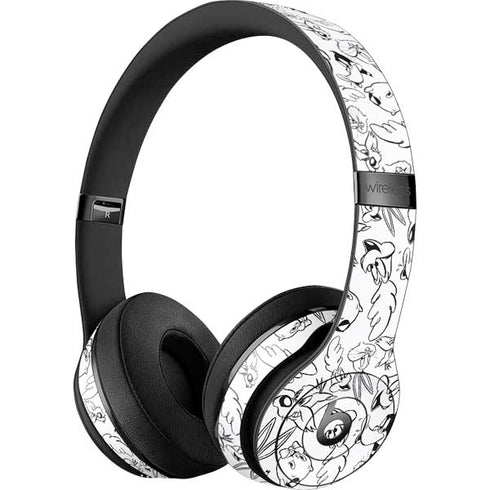 Looney Tunes Looney Squad Black and White Grid Beats Solo 3 Wireless Skin