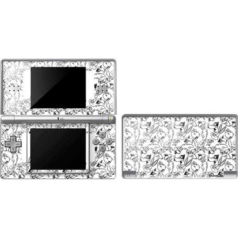 Looney Tunes Looney Squad Black and White Grid Nintendo Skins