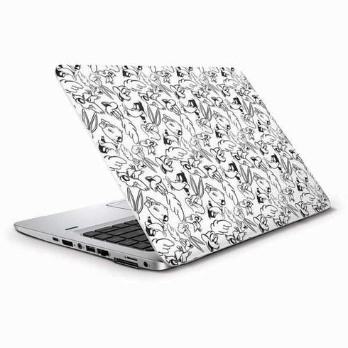 Looney Tunes Looney Squad Black and White Grid HP Elitebook Skin