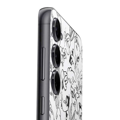 Looney Tunes Looney Squad Black and White Grid Galaxy A16 5G Skin
