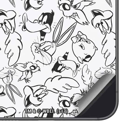 Looney Tunes Looney Squad Black and White Grid Galaxy A16 5G Skin