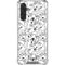 Looney Tunes Looney Squad Black and White Grid Galaxy A17 Clear Case