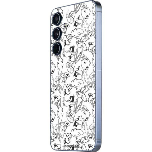 Looney Tunes Looney Squad Black and White Grid Galaxy A36 5G Skin