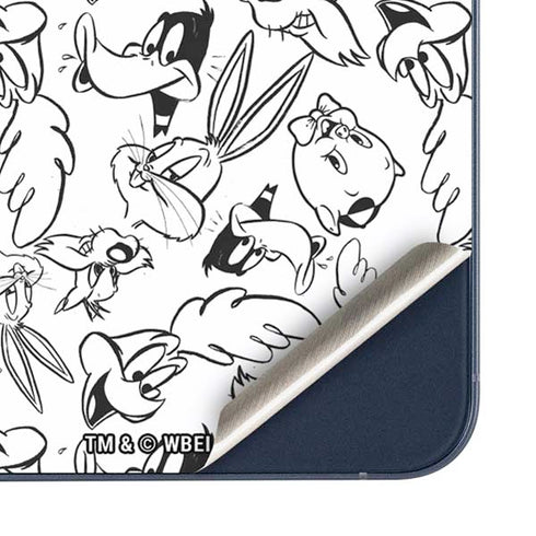 Looney Tunes Looney Squad Black and White Grid Galaxy A36 5G Skin