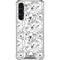 Looney Tunes Looney Squad Black and White Grid Galaxy S24 FE Clear Case
