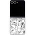 Looney Tunes Looney Squad Black and White Grid Galaxy Z Flip6 Skin