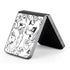 Looney Tunes Looney Squad Black and White Grid Galaxy Z Flip6 Skin