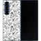 Looney Tunes Looney Squad Black and White Grid Galaxy Z Fold6 Skin