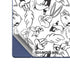 Looney Tunes Looney Squad Black and White Grid Galaxy Z Fold6 Skin