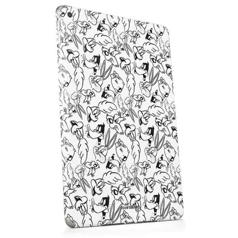 Looney Tunes Looney Squad Black and White Grid Apple iPad Skin